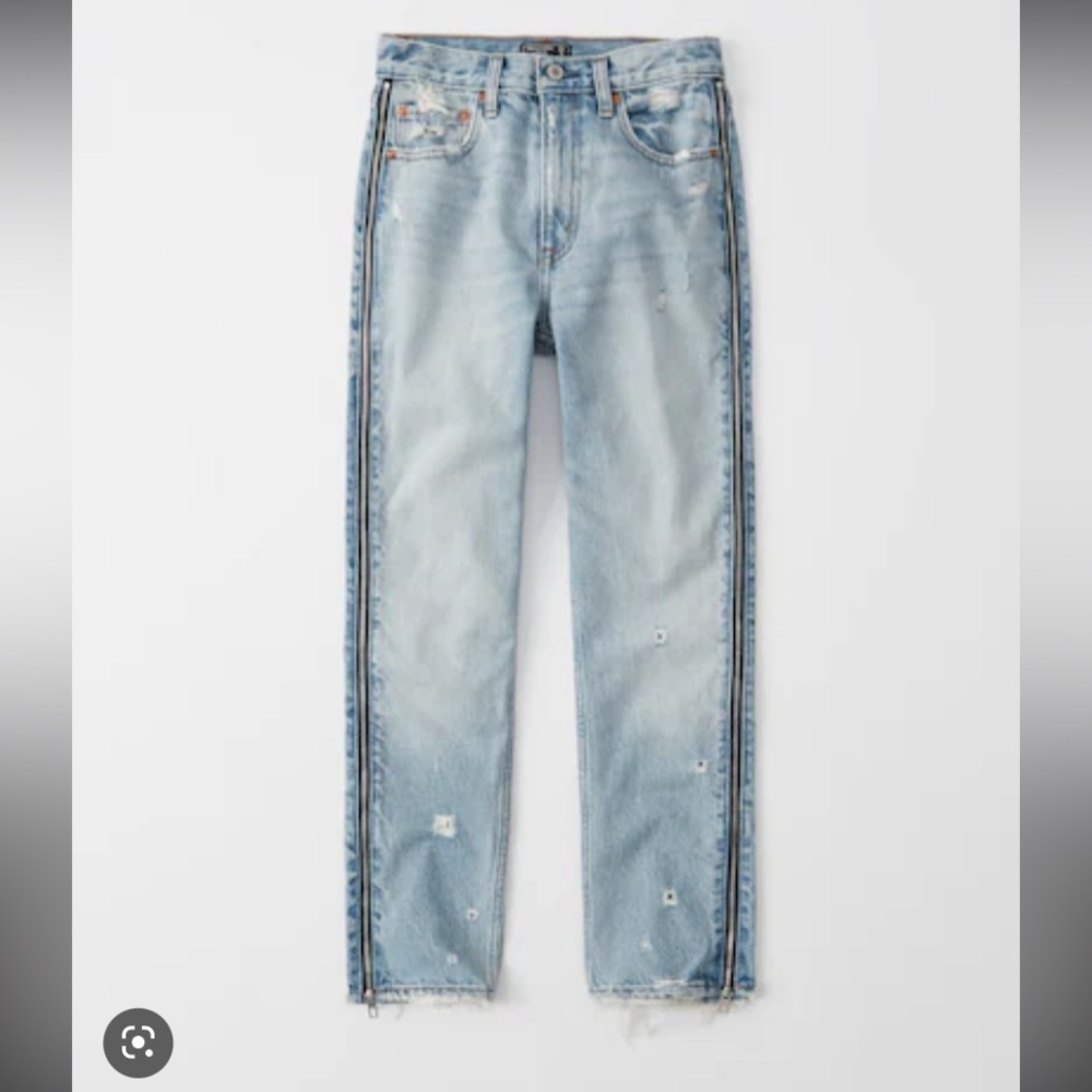 Abercrombie Side Zip Jeans